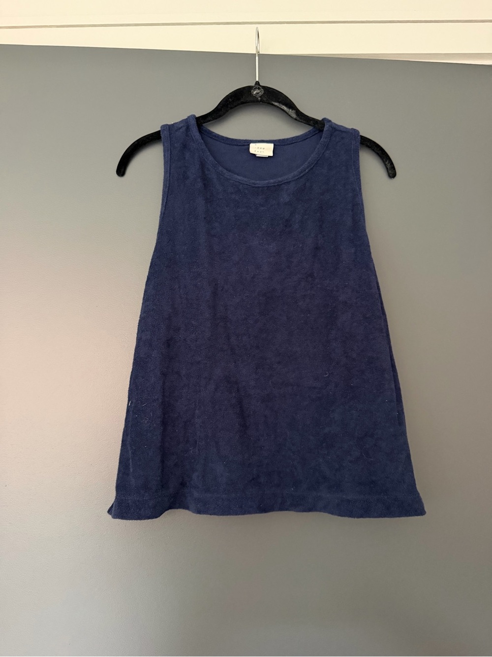 a new day Navy Blue Sleeveless Terry Tank